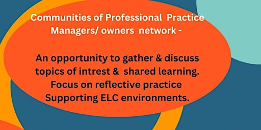 Imagen principal de Communities of Professional Practice - Managers & Owners