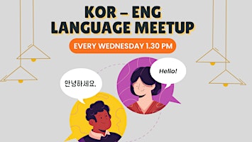 Imagem principal do evento Korean & English Language Meetups