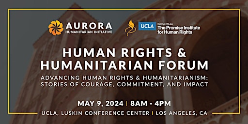 Imagem principal do evento HUMAN RIGHTS & HUMANITARIAN FORUM AT UCLA