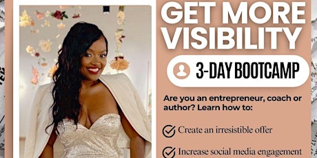 Get More Visibility 3-Day Bootcamp primary image