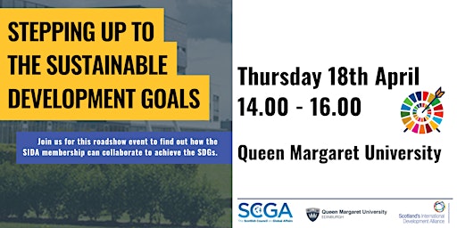 Imagem principal do evento Roadshow | Queen Margaret - Stepping up to the SDGs