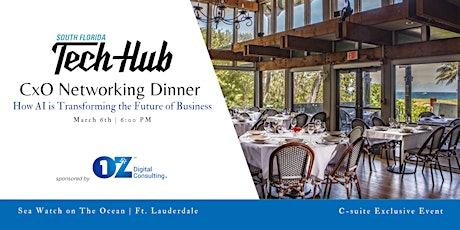 Hauptbild für Private CxO Dinner | How AI is Transforming the Future of Business