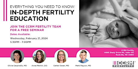 Free Fertility Education Seminar primary image