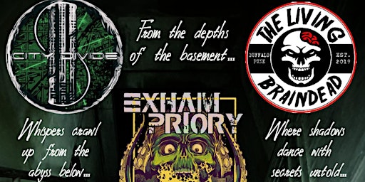 Imagen principal de City Divide, Exham Priory, & The Living Braindead