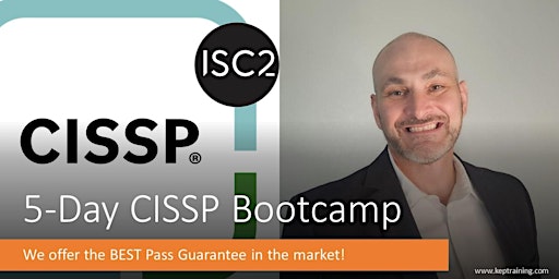 Imagem principal do evento 5-Day CISSP Bootcamp (Virtual)