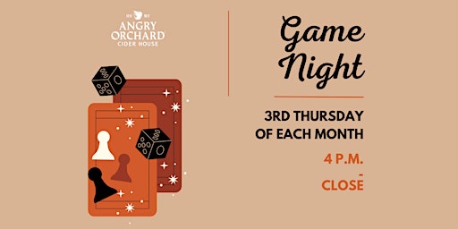 Image principale de Game Night at Angry Orchard