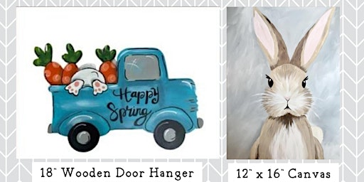 Primaire afbeelding van Painters Choice: Easter Door Hanger or Canvas!