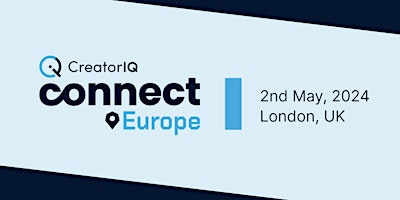 CreatorIQ Connect Europe primary image