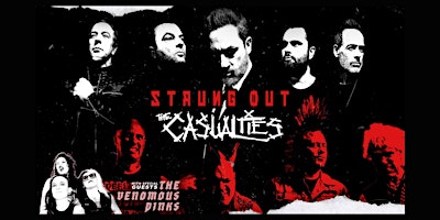 Imagem principal do evento STRUNG OUT and THE CASUALTIES with Venomous Pinks