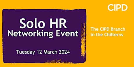 Solo HR Networking Event primary image