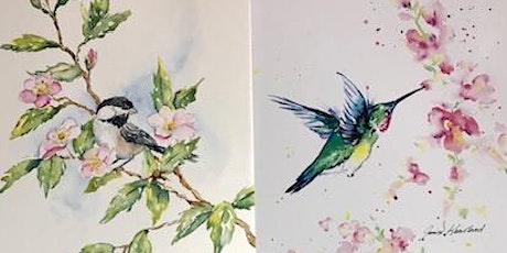 Imagen principal de "My favorite little Birds" in Watercolor with Janice Keirstead Hennig