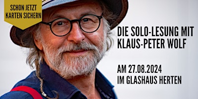 Imagen principal de Solo-Lesung mit Klaus-Peter Wolf