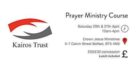 Prayer Ministry Course: April 2024