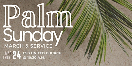 Holy Week with ESG: Palm Sunday primary image
