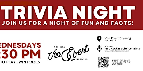 Von Ebert Brewing Trivia Night