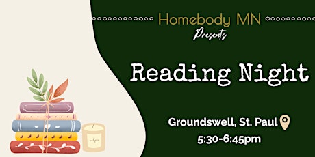 Reading Night with Homebody MN