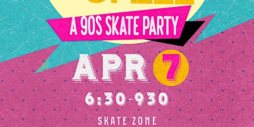 Primaire afbeelding van SKATE & chill - A 90s Skate Party! Round 2