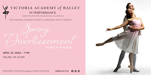 Imagem principal de Victoria Academy of Ballet  | Spring Divertissement - ONLINE