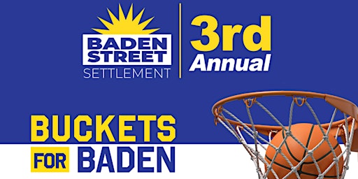 3rd Annual Buckets for Baden primary image