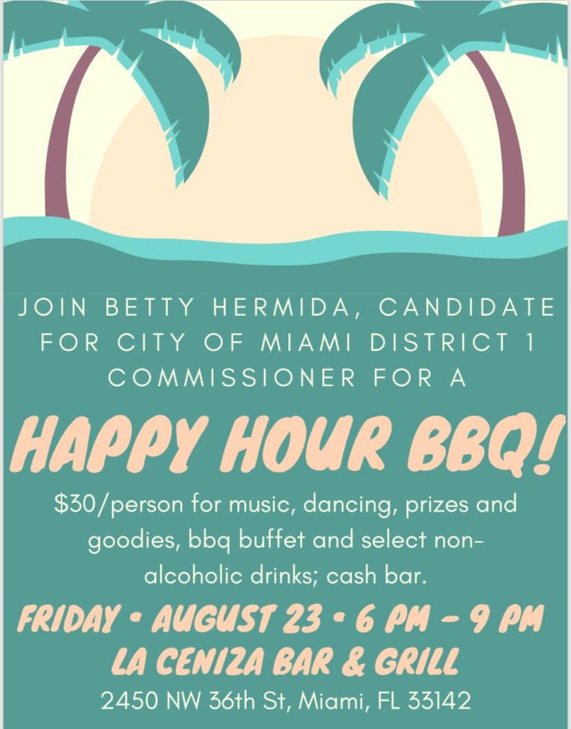 BBQ Happy Hour with Betty Hermida