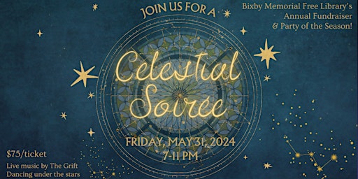 Bixby Celestial Soirée Fundraiser primary image