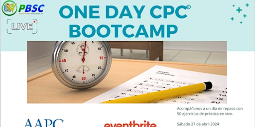 Imagem principal de ¡ONE DAY! AAPC  CPC  BOOTCAMP-Español