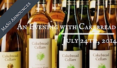 An Evening with Cakebread Winery primary image