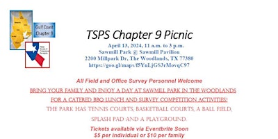 Immagine principale di TSPS Chapter 9 Annual Picnic 