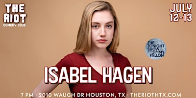 Imagem principal do evento The Riot Comedy Club presents Isabel Hagen (The Tonight Show)