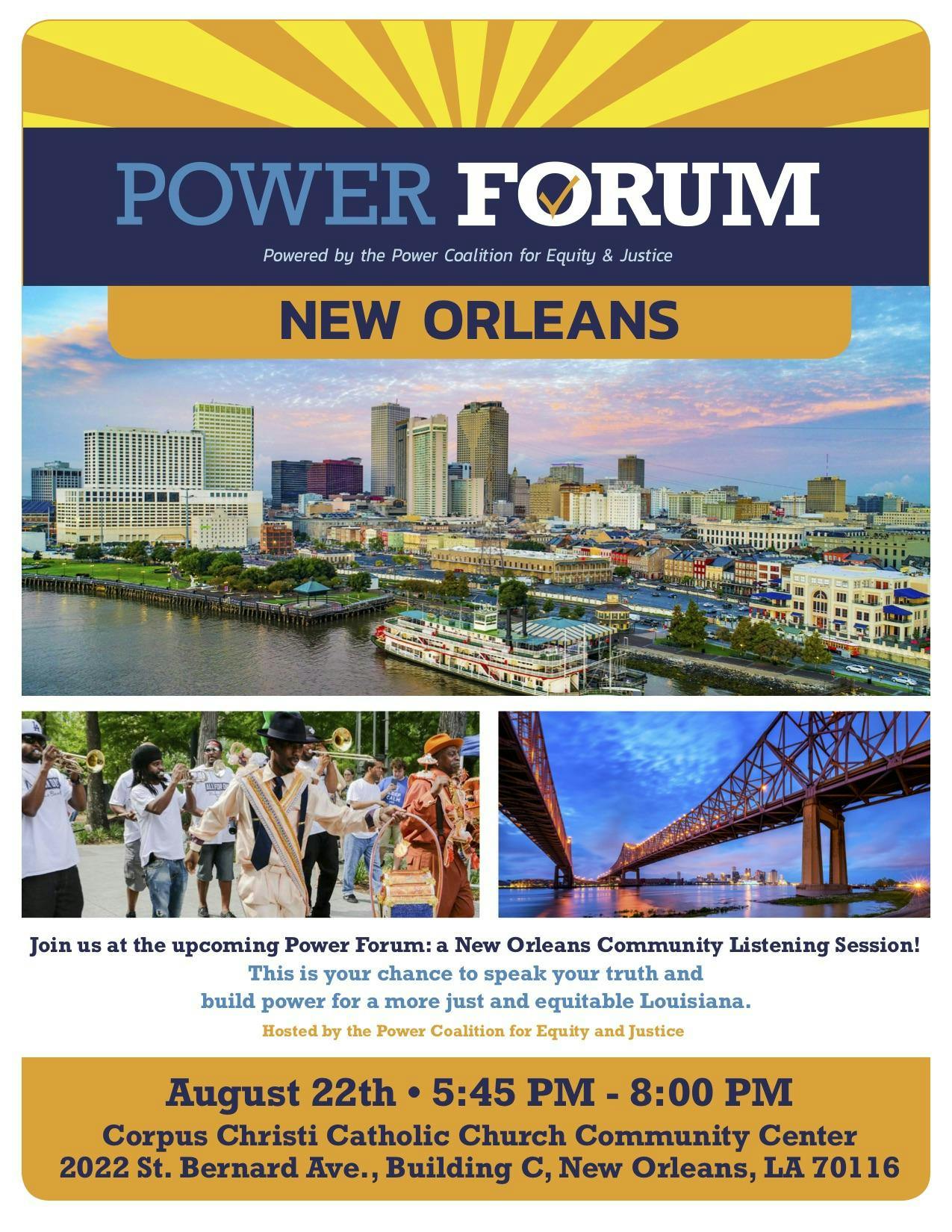 Power Coalition for Equity & Justice: New Orleans Power Forum