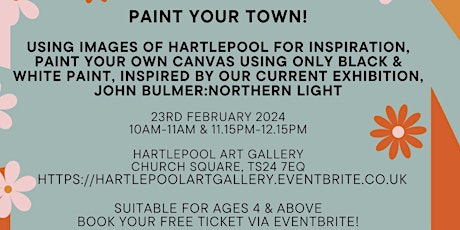 Hauptbild für Paint Your Town @ Hartlepool Art Gallery