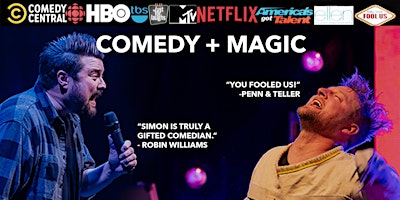 Imagem principal do evento COMEDY + MAGIC - WES BARKER and SIMON KING