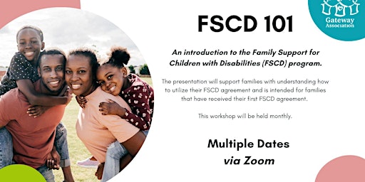Primaire afbeelding van Family Support for Children with Disabilities (FSCD) 101