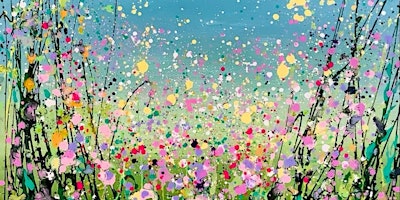 Imagem principal do evento "Bursting Blossoms" Sip & Paint: Canvas Painting
