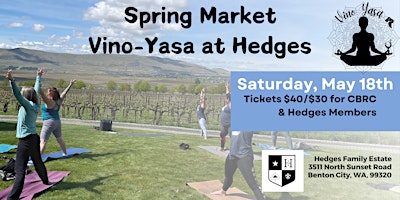 Imagem principal do evento Spring  Market Vino-Yasa at Hedges Family Estate