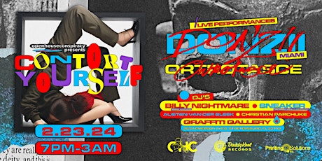 Immagine principale di Contort Yourself with Donzii + Ortrotasce & Sneaker (GER) + Billy Nightmare 