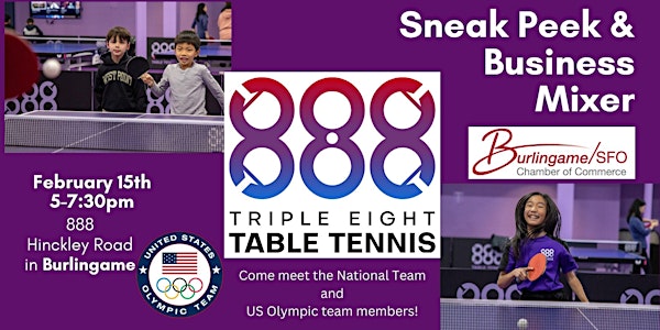 Triple Eight Table Tennis Sneak Peek & Business Mixer