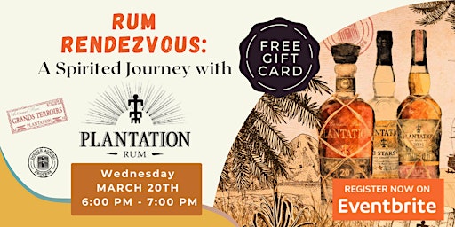 Imagem principal do evento Rum Rendezvous: A Spirited Journey with Plantation Rum