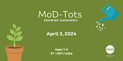 Imagem principal do evento MoD-Tots: Growing Gardeners