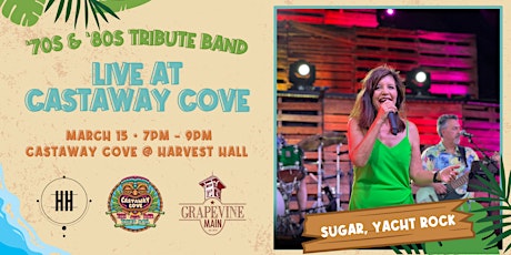 Imagen principal de Sugar, Yacht Rock  | '70s & '80s Tribute Band LIVE at Castaway Cove!