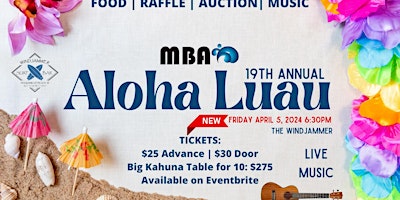 Hauptbild für Misquamicut Beach Luau NEW DATE APRIL 5