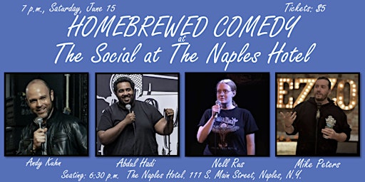 Imagem principal de Homebrewed Comedy at The Social at the Naples Hotel