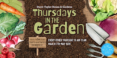 Primaire afbeelding van Thursdays in the Garden April 4th