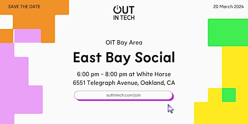 Out in Tech East Bay | Social @ White Horse primary image