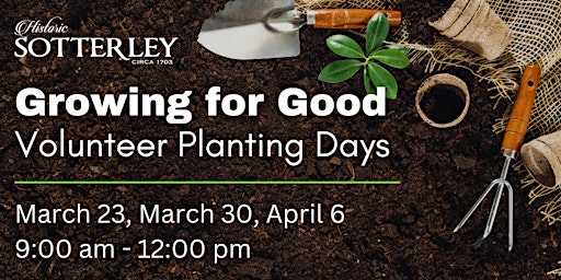 Imagem principal do evento Growing For Good - Volunteer Planting Day!