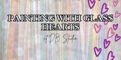 Image principale de Heart Painting with Glass | Fused Glass db Studio
