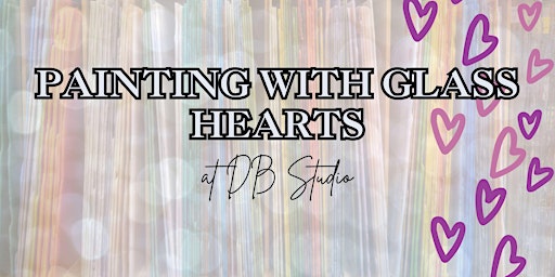 Image principale de Heart Painting with Glass | Fused Glass db Studio
