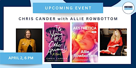 Author event! Chris Cander with Allie Rowbottom