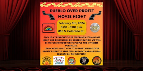 Pueblo Over Profit Movie Night primary image