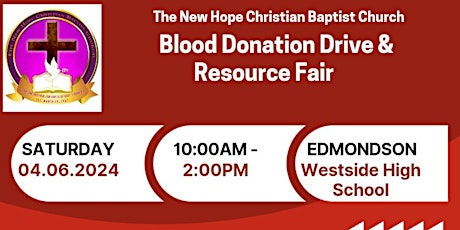 Blood Donation Drive and Resource Fair